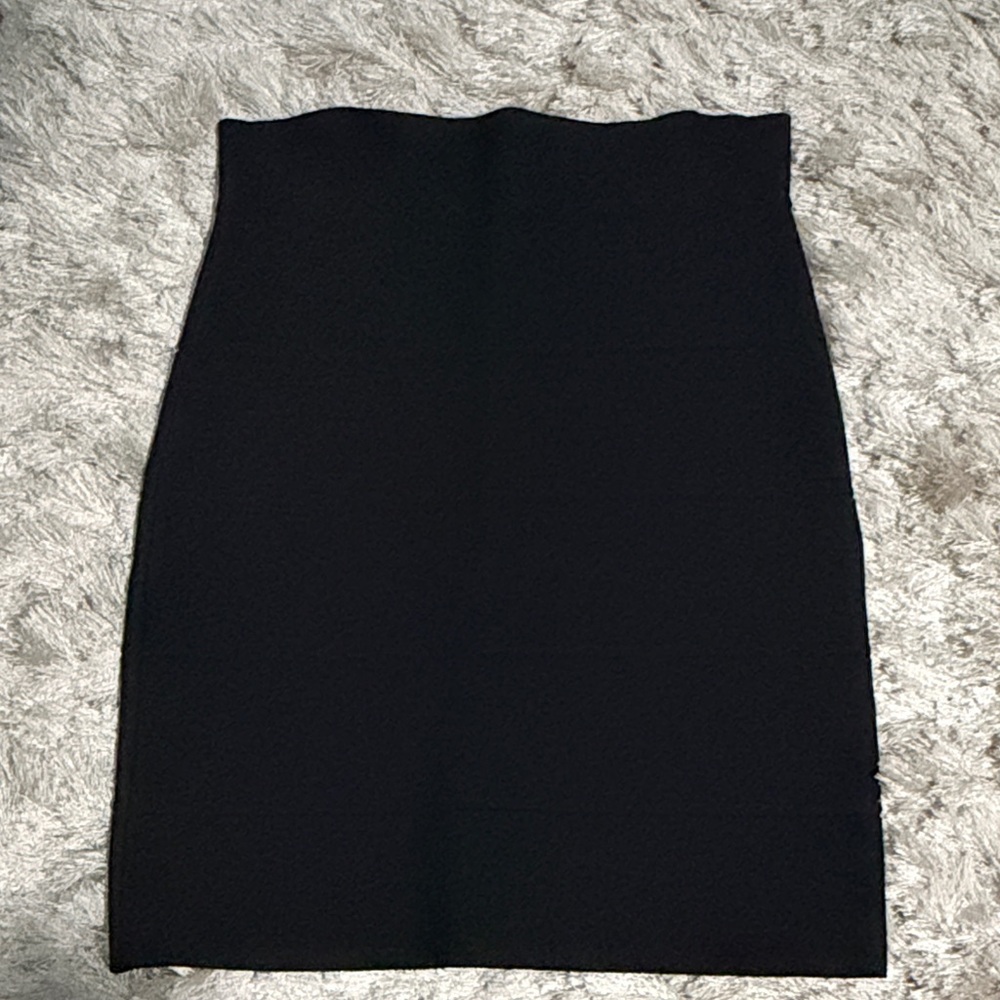 BCBGMaxAzria Black High-Waist Pencil Skirt